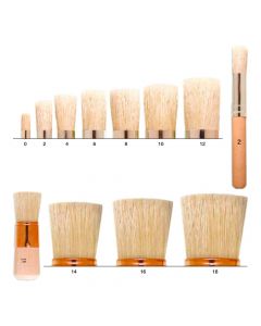 Brosse Pochoir en Soies