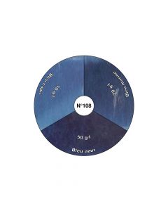 Colorant Bois en Poudre Bleu Azur