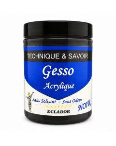 Gesso Acrylique Noir Eclador