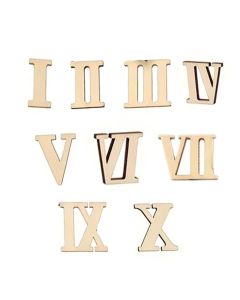 Mini Chiffre Romain en Bois