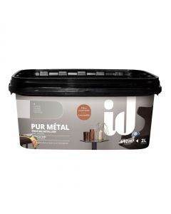 Peinture Pur Métal Platine 2L ID Paris