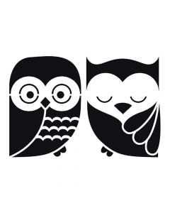 Pochoir Animal : Hibou & Chouette Artemio