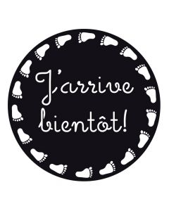 Pochoir de Cuisine : J'arrive bientôt Artemio