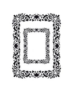 Pochoir Déco : Cadre Rectangle Artemio