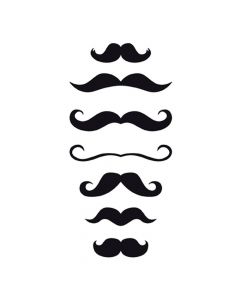 Pochoir Déco : Moustaches Artemio