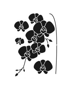 Pochoir Fleur : Orchidées Artemio