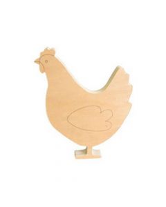 Poule de Pâques en Bois Artemio