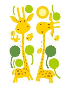 Sticker Mural Animal : Girafes