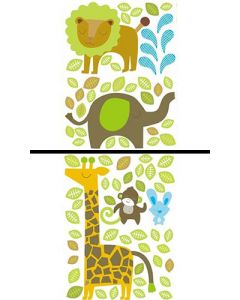 Sticker Mural Animal : Savane