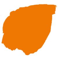Peinture à la Caséine Orange