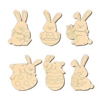 Lapin à Suspendre x6