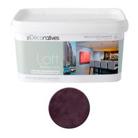 Peinture Loft Béton Ciré Bauxite 3L Les Décoratives