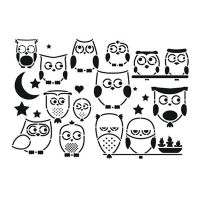 Pochoir Animal : Chouettes Artemio