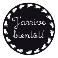 Pochoir de Cuisine : J'arrive bientôt Artemio