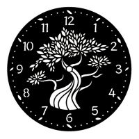 Pochoir Horloge : Arbre Artemio