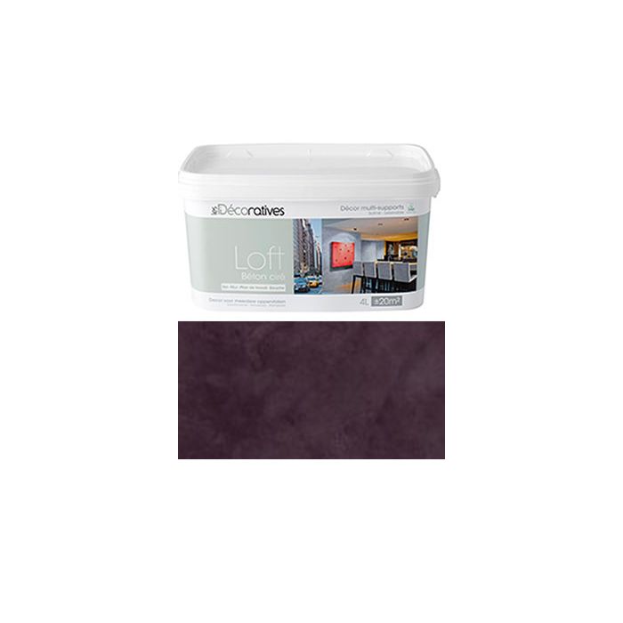 peinture loft beton cire bauxite les decoratives loisircreatif net