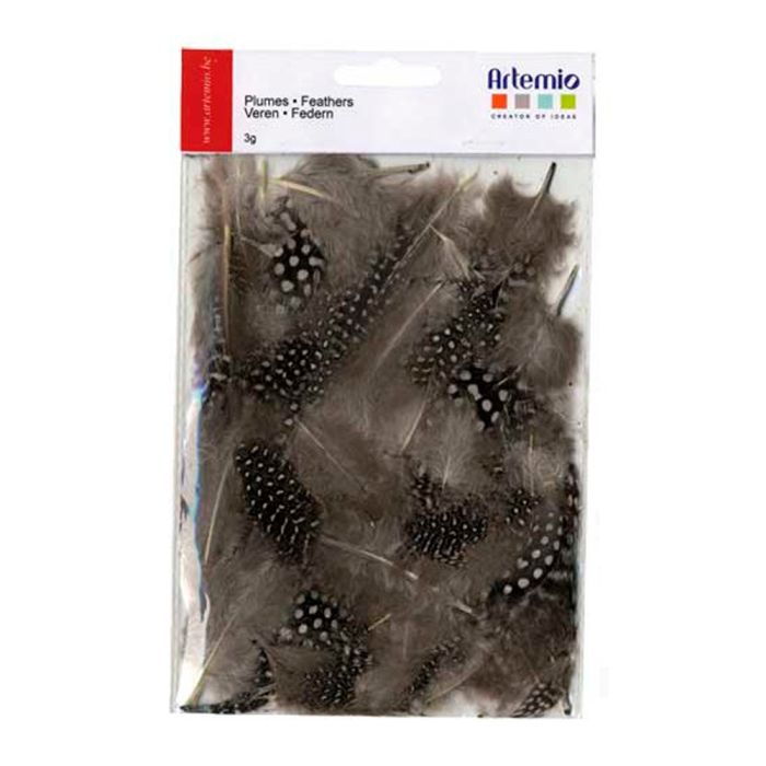 Couronne Décorative En Plumes De Pintade - 26 Cm - Style Bohème Et Ethnique - 7